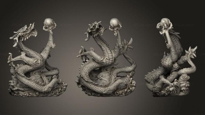 Figurines of griffins and dragons (Dragon 2, STKG_0171) 3D models for cnc